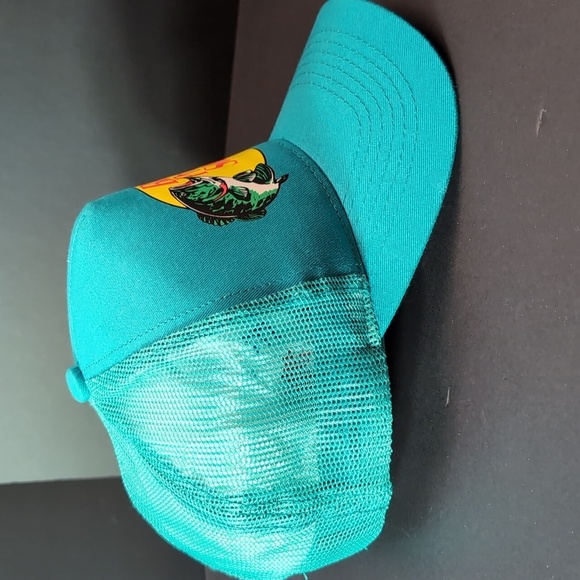 Bass Pro Shops Gone Fishing Green Mesh, Snapback Trucker Hat,Youth/Kids. - Picture 4 of 7